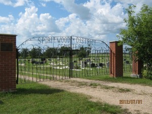 Cemetery gate